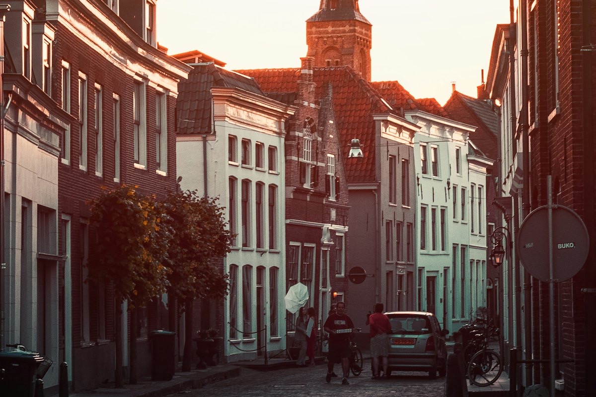 A street in a Dutch village